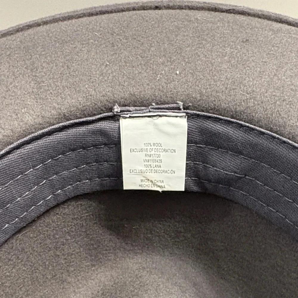 Target Charcoal Fedora with X Stitch